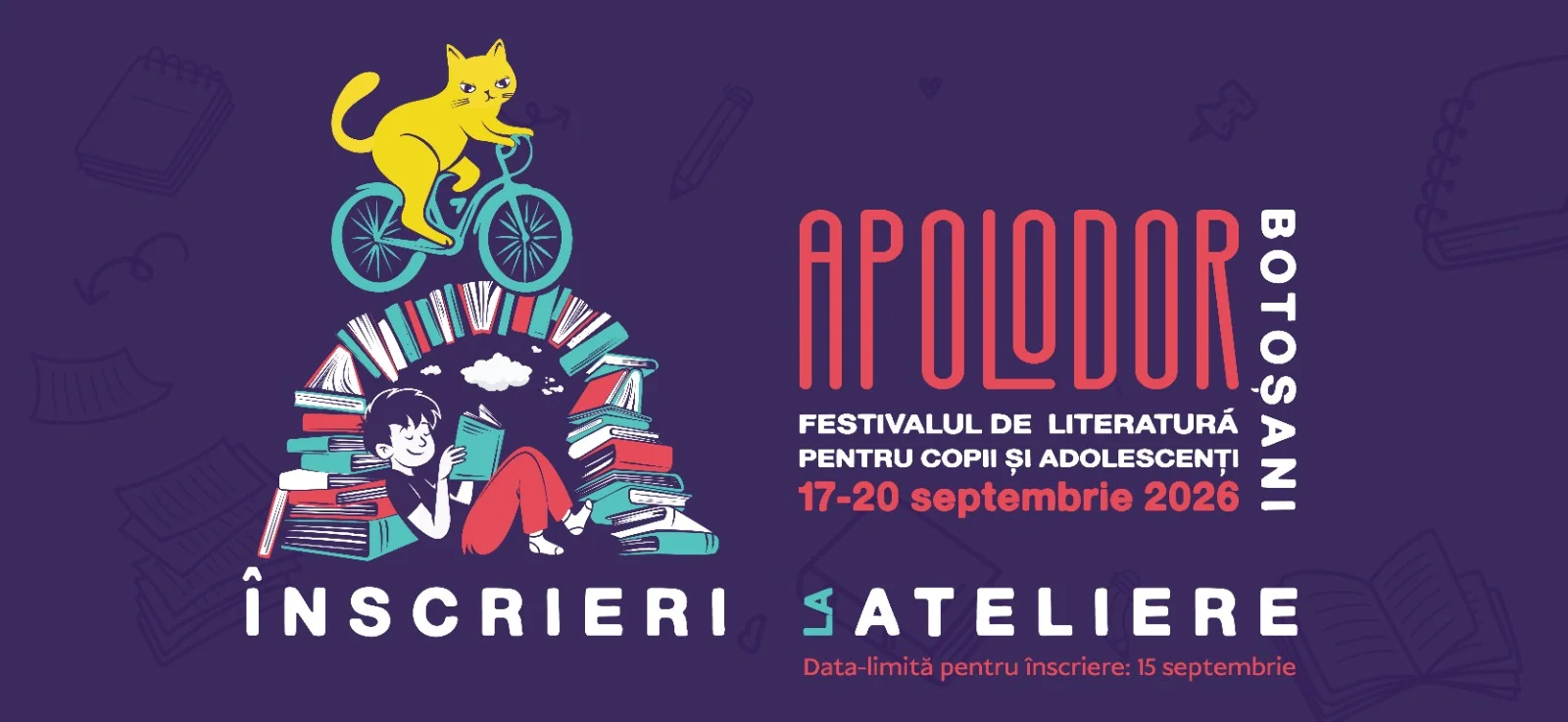 APOLODOR deschide înscrierile la atelierele ediției 2026